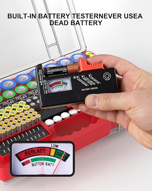 Battery Organizer Storage Holder Box Case - Image 5