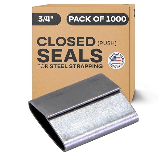 IDL Packaging Closed Seals for 3/4" Strap Width Steel Strapping by IDLPackaging