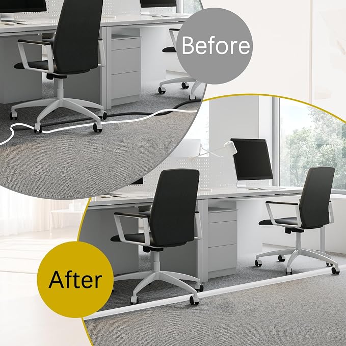 Floor Cord Cover 3.3FT Cord Covers - Image 6