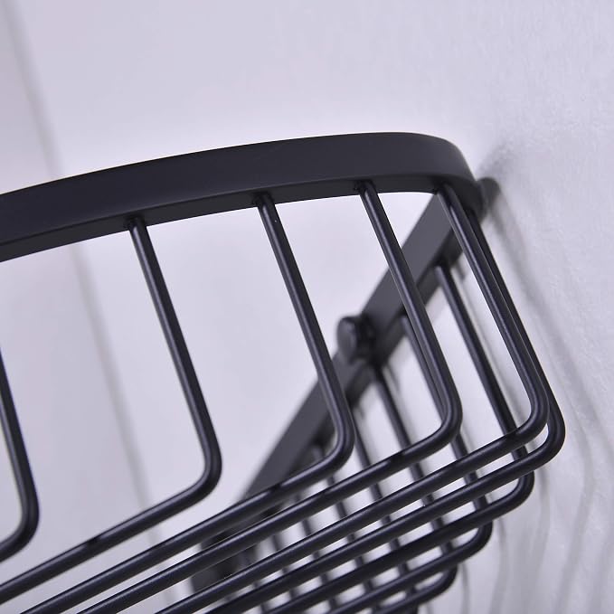 304 Stainless Steel Shower Caddy Corner Basket Shelf Bathroom Organizer Wall - Image 8