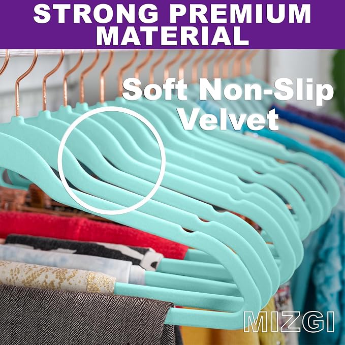 MIZGI Premium Velvet Hangers - Image 2