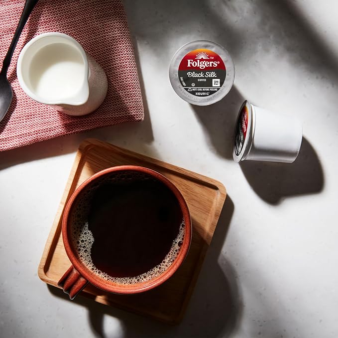 Folgers Black Silk Dark Roast Coffee, 192 Keurig K-Cup Pods - Image 8