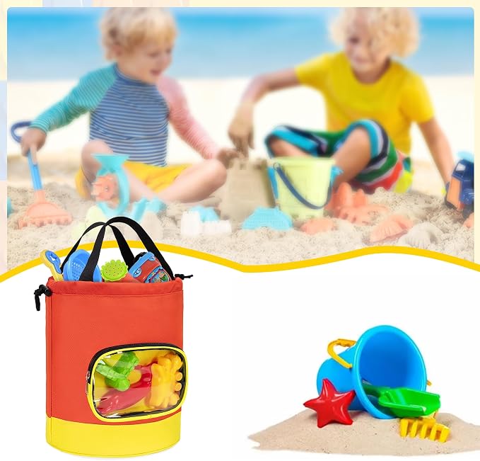 Drawstring Toy Storage Bag for Building Bricks, Building Blocks, Board Games - Image 9