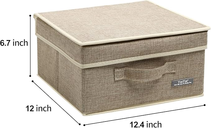 YueYue Foldable Fabric Closet Organizer Bins Box Storage - Image 4