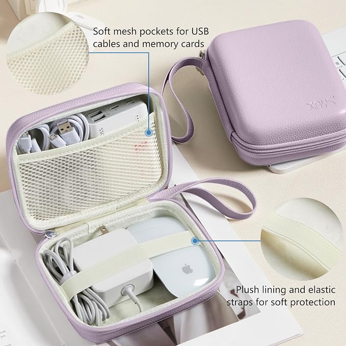 Charger Case for Macbook, Portable Tech Electronic Organizer Bag, Travel - Image 5