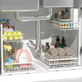 Under Sink Organizer, Adjustable Height Pull-Out Kitchen Storage Organization by Unknown