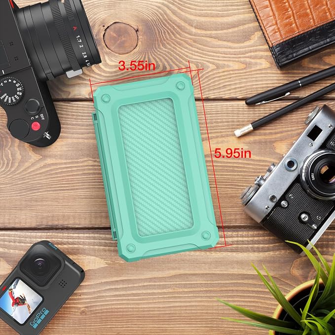 HEIYING Memory Card Case for SD/TF Cards, Portable SD Card Holder Storage Case - Image 7