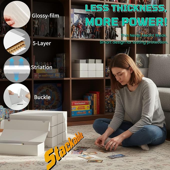 Collectible Trading Cards Storage Box, Card Storage Box - Image 6