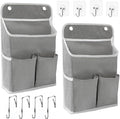 2-Pack Hanging Storage Organizer, Over The Door Hanging Bags/Wall Baskets by LASAMOLL