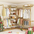 ONBRILL L4 Wall Mounted Industrial Pipe Clothing Rack, Closet Organizer System by ONBRILL