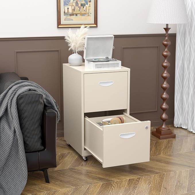 2 Drawer Mobile File Cabinet - Image 7