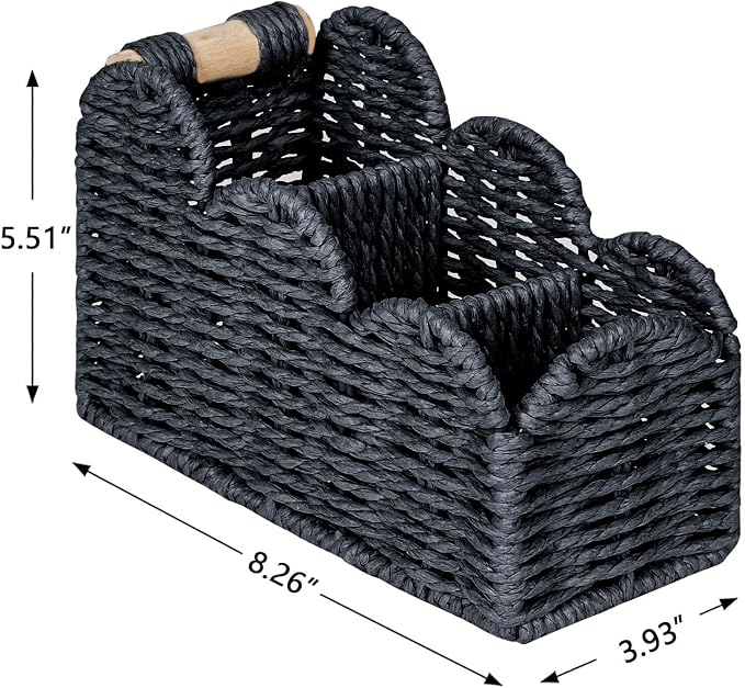 CubesLand Scalloped TV Remote Control Holder Bedside Organizer, Office Desk - Image 3