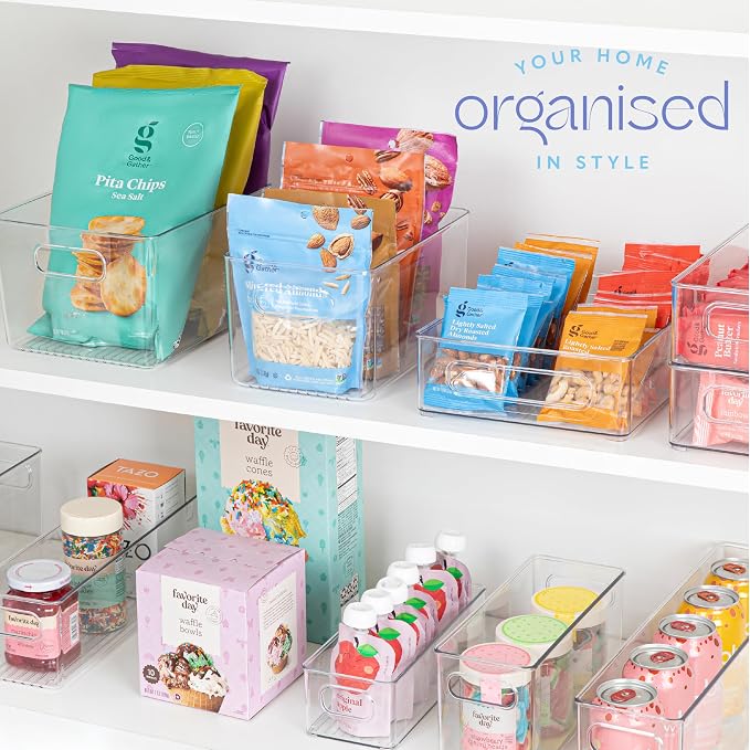 primebox Plastic Food Storage 2 Pack Clear Container Bin - Image 6