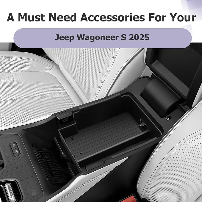 LUWU 2025 Wagoneer S Center Console Organizer - Image 7