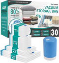 30 Pack Vacuum Storage Bags by CozyEssential