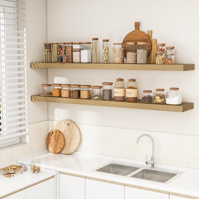 RICHFOCUS 72Inch Floating Shelves - Image 3