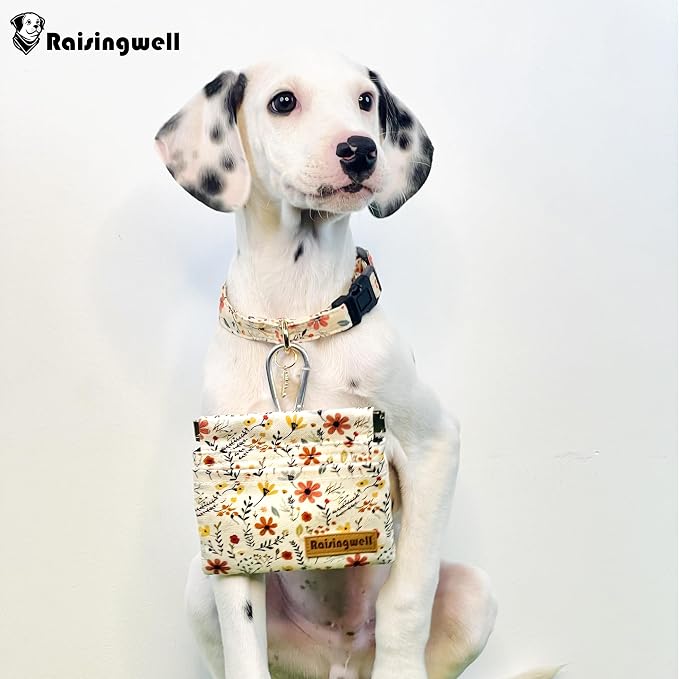 Dog Treat Pouch, Small Cotton Pocket Sized Training Holder, Hand Free Walking - Image 5