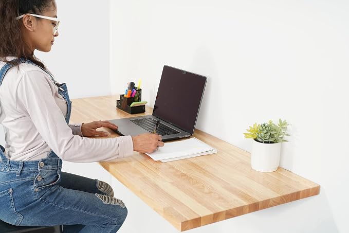 SafeRacks Heavy Duty Wall Mounted Folding Table | Collapsible Workbench - Image 6