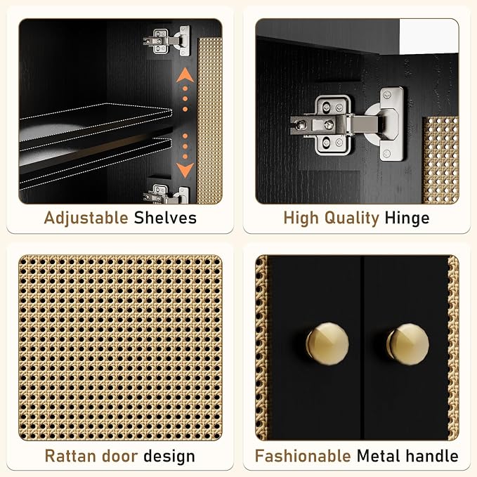 Over The Toilet Storage Cabinet, Behind Toilet Bathroom Organizer - Image 5