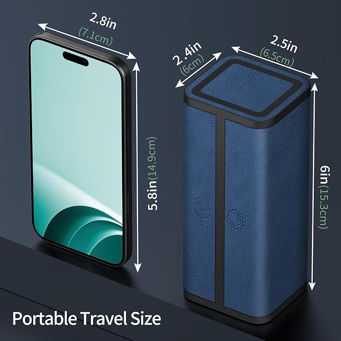 Pill Organizer 2 Times a Day, Am Pm Twice Daily Pill Case, Detachable Large - Image 2