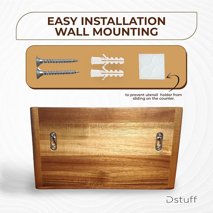Dstuff Large Kitchen Utensil Holder Organizer - Image 4