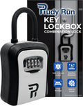 Key Lock Box for Outside – Large Outdoor Lockbox for Keys with Code