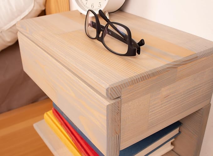 Floating Nightstand Side Accent or End Table - Image 7