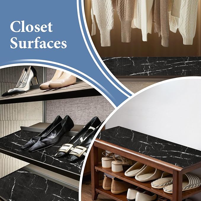 Drawer and Shelf Liner for Kitchen Cabinet: 17 in X 30 Ft Non Slip Waterproof - Image 7