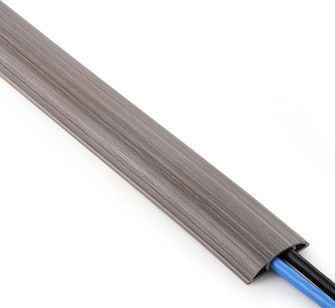 ZhiYo 3.6ft Cord Covers for Wires on Floor, Cord Hider Floor Hide Extension by ZhiYo