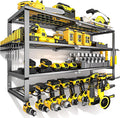 YYR Large Power Tool Organizer Wall Mount, Heavy Duty Metal Cordless Drill by YYR
