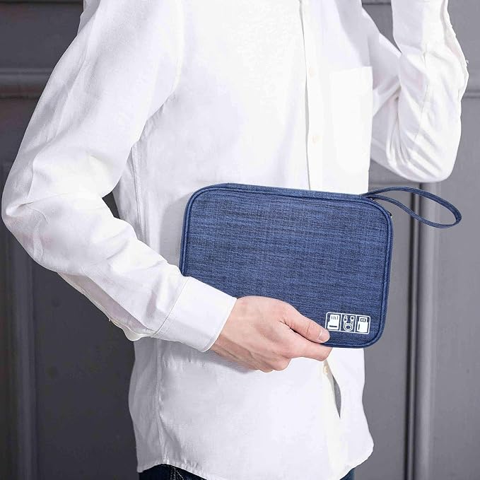 SELLYFELLY Travel Electronics Organizer Portable Cable Organizer Bag - Image 7