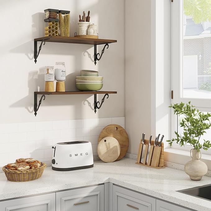 RICHFOCUS 12 Inch Deep Floating Shelves - Image 2