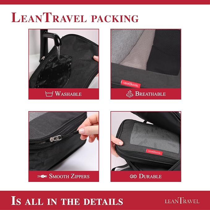 LeanTravel Compression Packing Cubes - Image 2