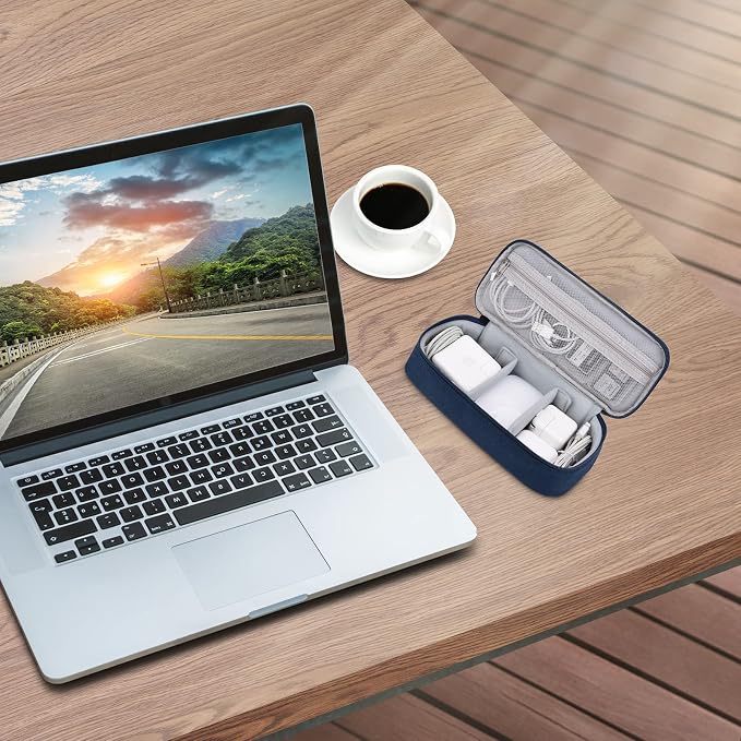 Electronics Organizer Travel Case, Carrying Pouch Bag - Image 7
