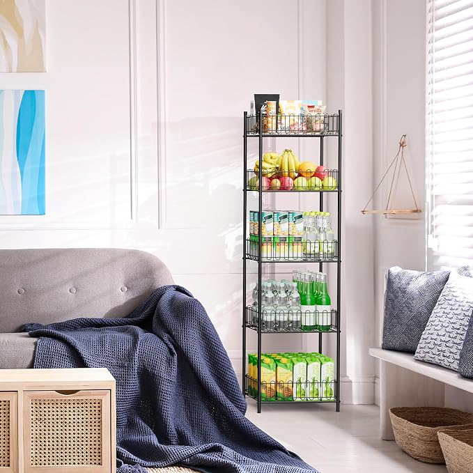 OYEAL Soda Can Organizer for Pantry 5 Tier Water Bottle Organizer Holder for - Image 5