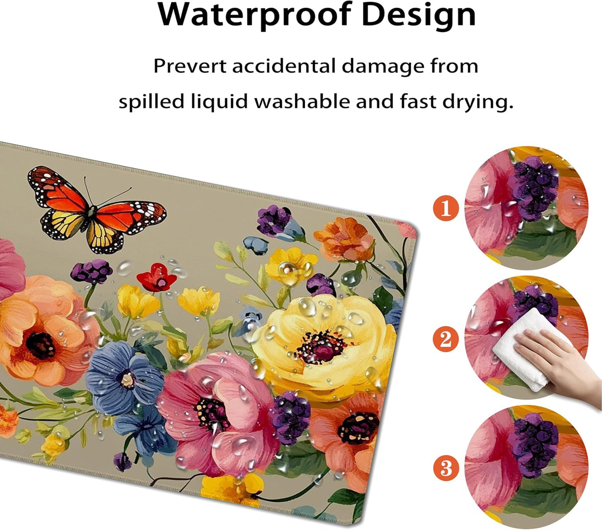 31.5”x11.8”Large Gaming Mouse Pad for Desk, Mouse Mat with Seamed