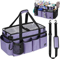 Extra large Cleaning Caddy Bag Built-in Sturdy Support Board, Cleaning Organizer by Timoxi