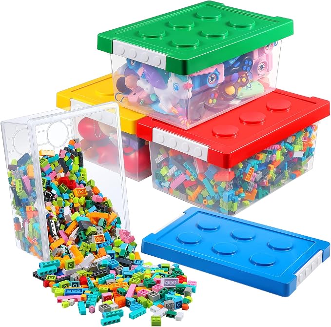 Vicenpal 4 Pack Toy Storage Containers by Vicenpal