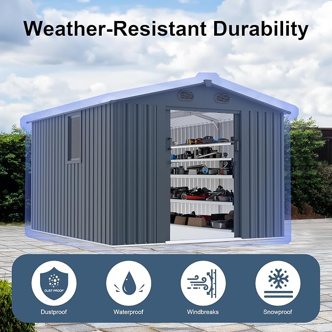 Outdoor Storage Shed 8x10 FT - Image 3