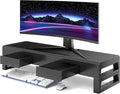 Computer monitor stand with 3 drawer ，Laptop Desk Shelf & Monitor Riser， 27.55 by Unknown