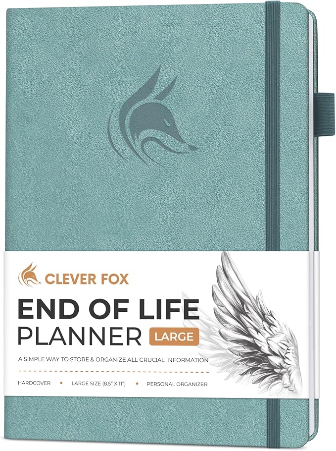 Clever Fox Large End of Life Planner – Guided Final Arrangements Organizer by CleverFox