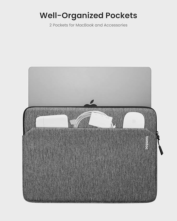 tomtoc Slim Laptop Sleeve for 14-inch MacBook Pro M5/M4/M3/M2/M1 Pro/Max - Image 2