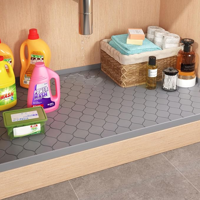 Silicone Under Sink Mat 40" x 22", kitchen Essentials and Gadgets, Shelf liner - Image 7