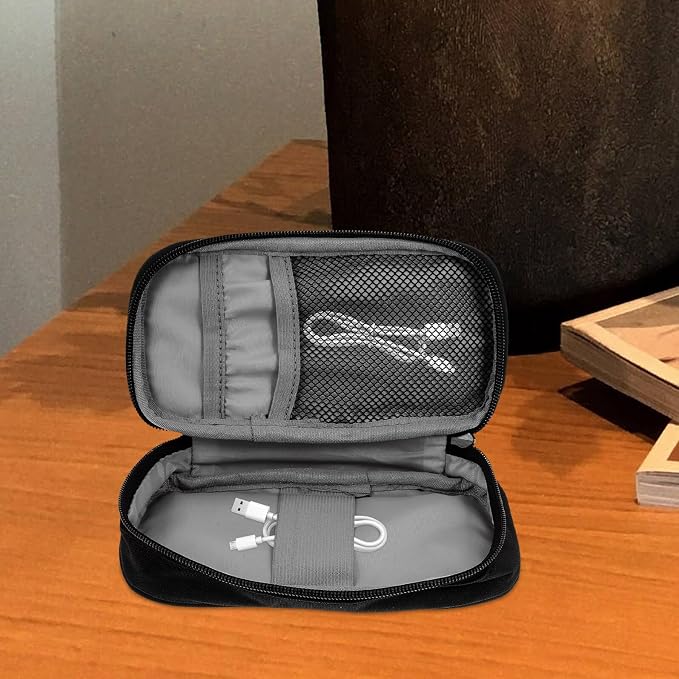 Wear-resistant Electronic Organizer Bag Large Capacity Travel Cable Storage - Image 2