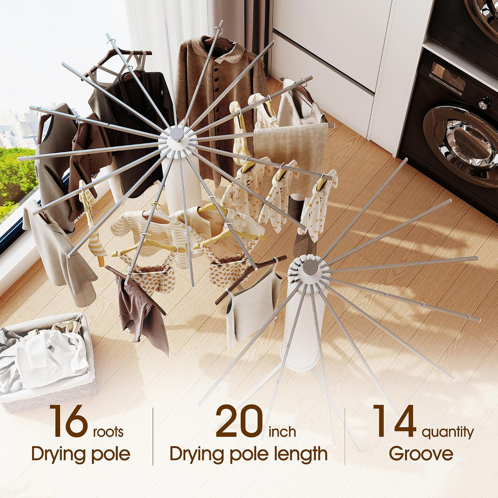 Tripod Clothes Drying Rack,Drying Rack Clothing Foldable for Laundry