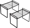 2pk Kitchen Cabinet Shelf Counter Organizer Rack Pantry Storage Bathroom by Shantton