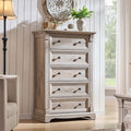 T4TREAM Farmhouse 5 Drawers Dresser by T4TREAMFurniture