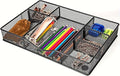 Desk Drawer Organizer Tray, Metal Mesh Drawer Organizers Office, 6 Adjustable by VyGrow