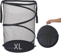 Mesh Popup Laundry Hamper 115L Foldable Laundry Basket Extra Large