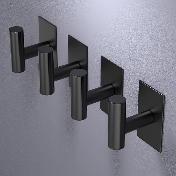 VAEHOLD Wall Towel Hooks, Heavy Duty Sticky Holder Waterproof Towel Hooks - Image 5